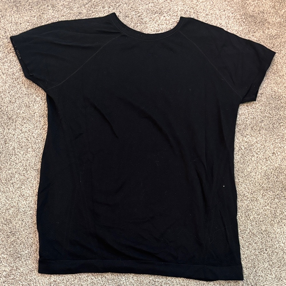 Athleta Kids Black Short Sleeve Tee